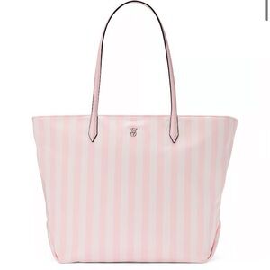 Victoria Secret Pink Stripe Tote Bag